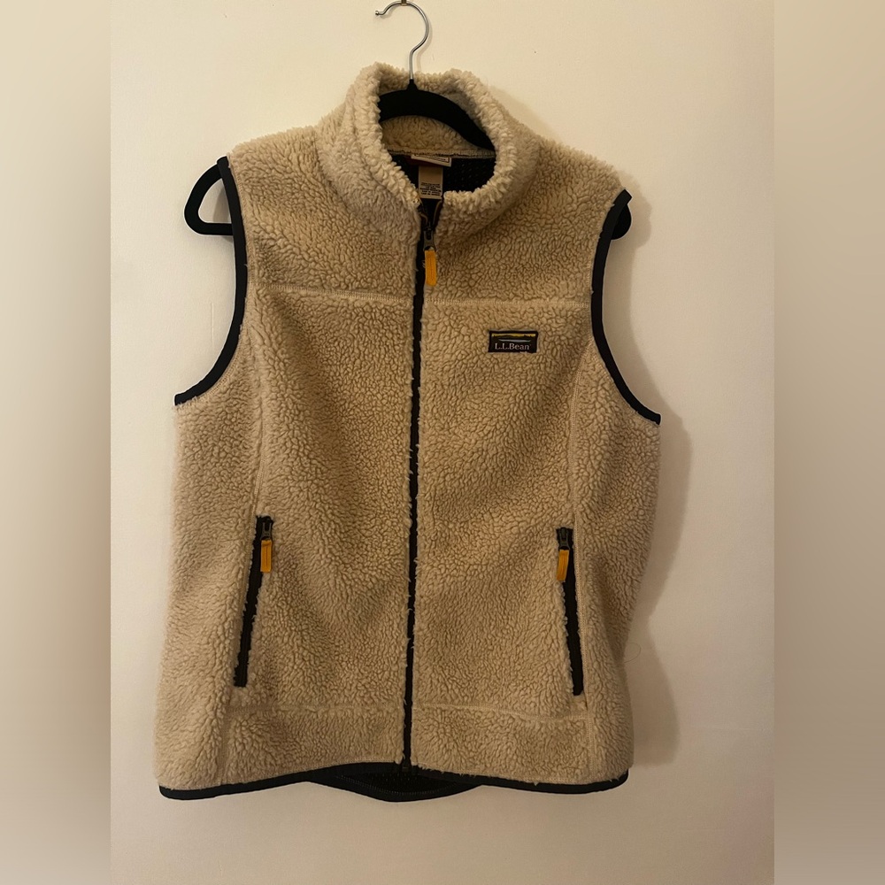 LL Bean Sherpa vest